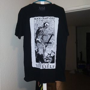 Black Craft Cult "Believe in yourself" large black t-shirt